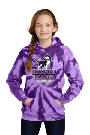 Port & Company® Youth Tie-Dye Pullover Hooded Sweatshirt