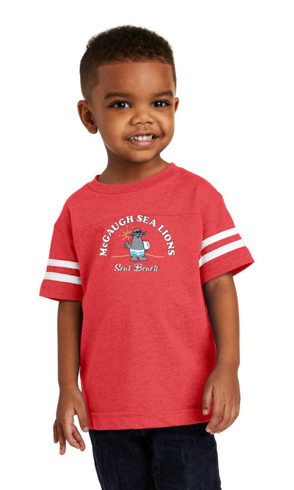 Rabbit Skins™ Toddler Football Fine Jersey Tee