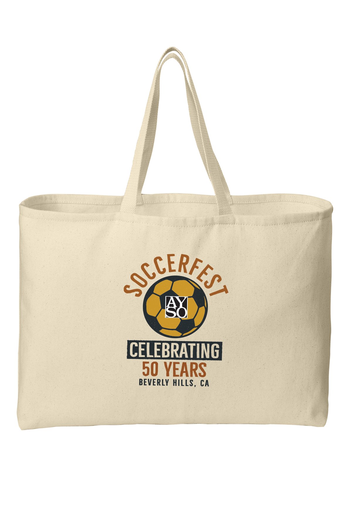 Large 10 oz cotton canvas Shopping bag.